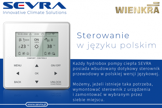 SEVRA - sterowanie w języku polskim