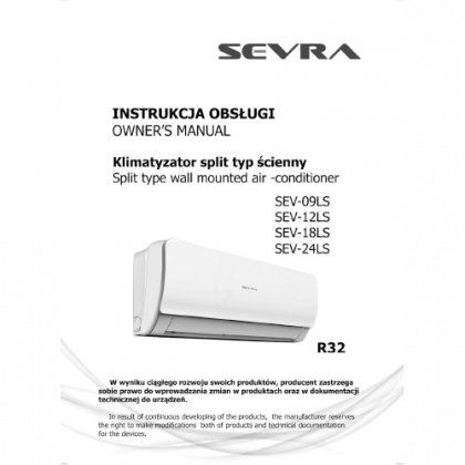SEVRA Comfort LS – instrukcja obsługi